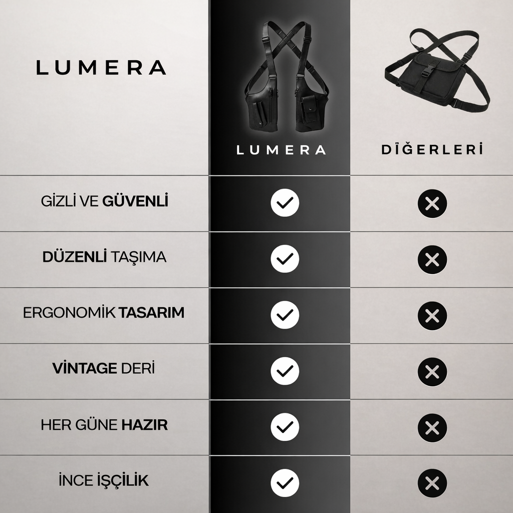 Lumera – Premium Deri Omuz Çantası