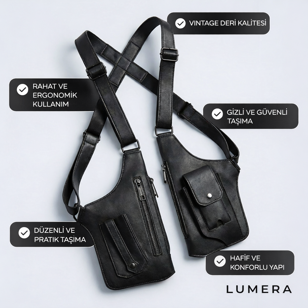 Lumera – Premium Deri Omuz Çantası